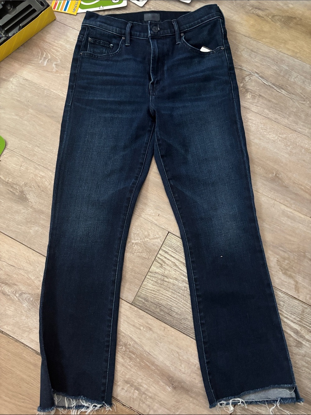 Mother Jean Size 28 The Inside Crop Step Fray Movin' On Up